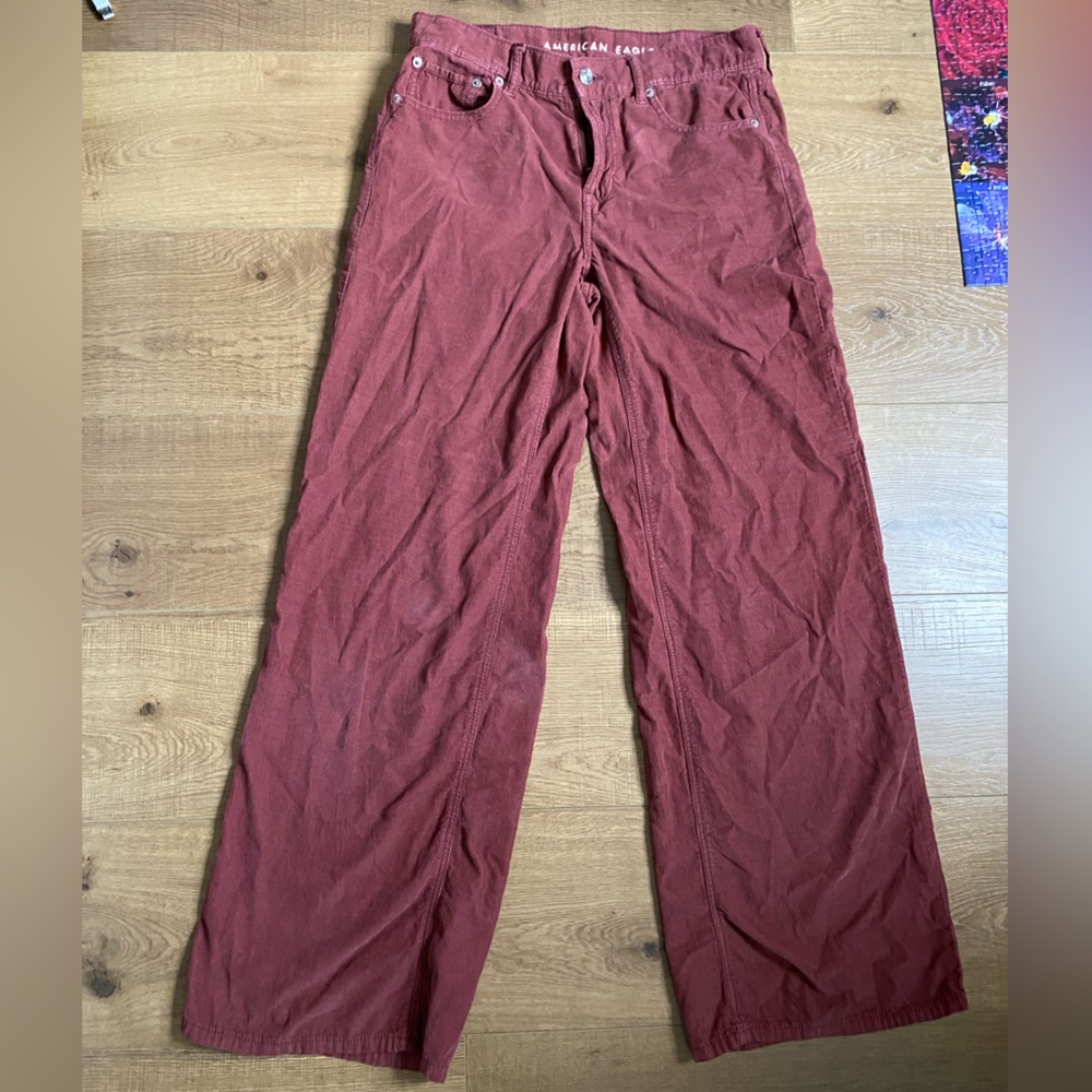 Corduroy Straight Legged Pants